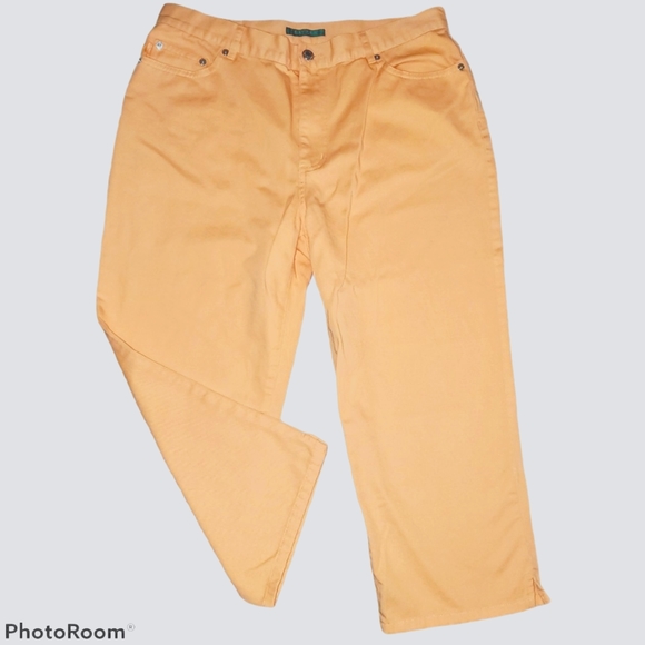 Ralph Lauren Casual Capri Pant w/ Pockets and Belt Loops 524 - Picture 1 of 8